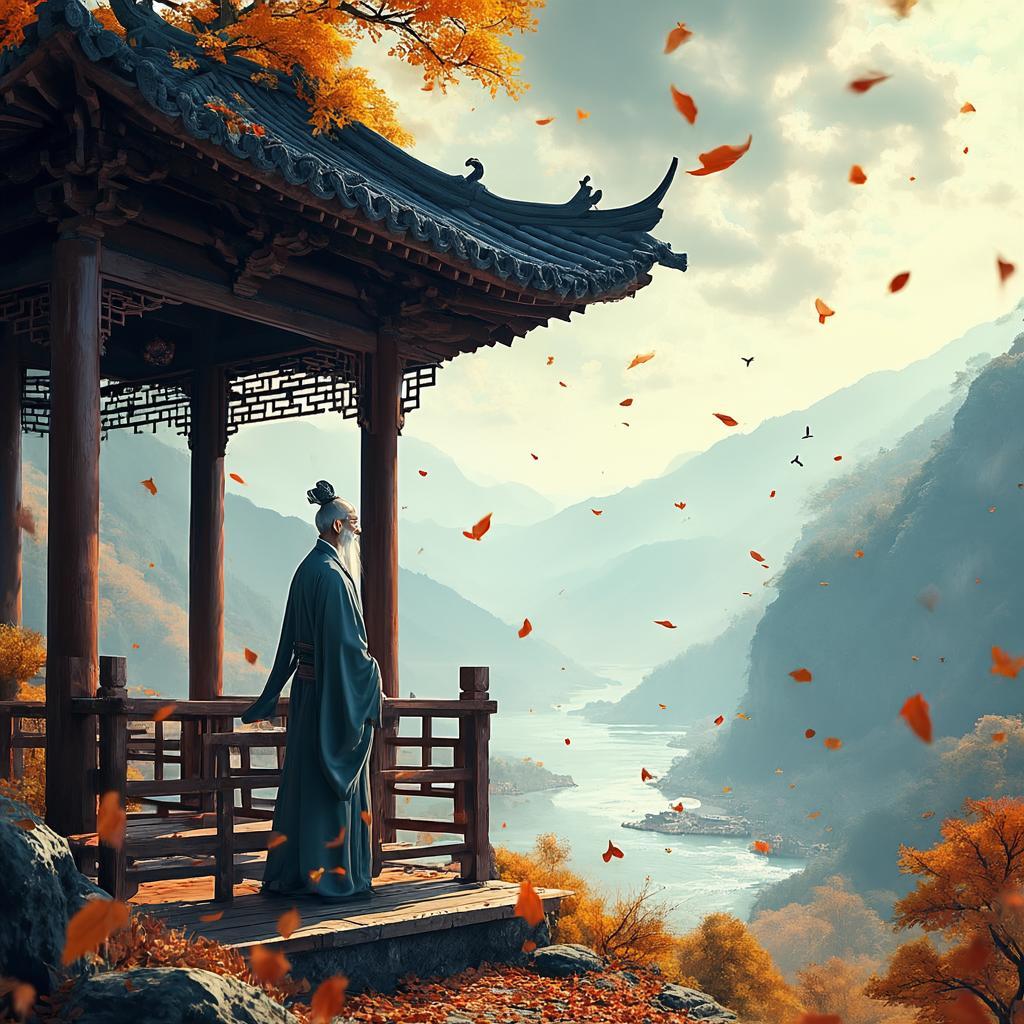 登高 - 诗意画境