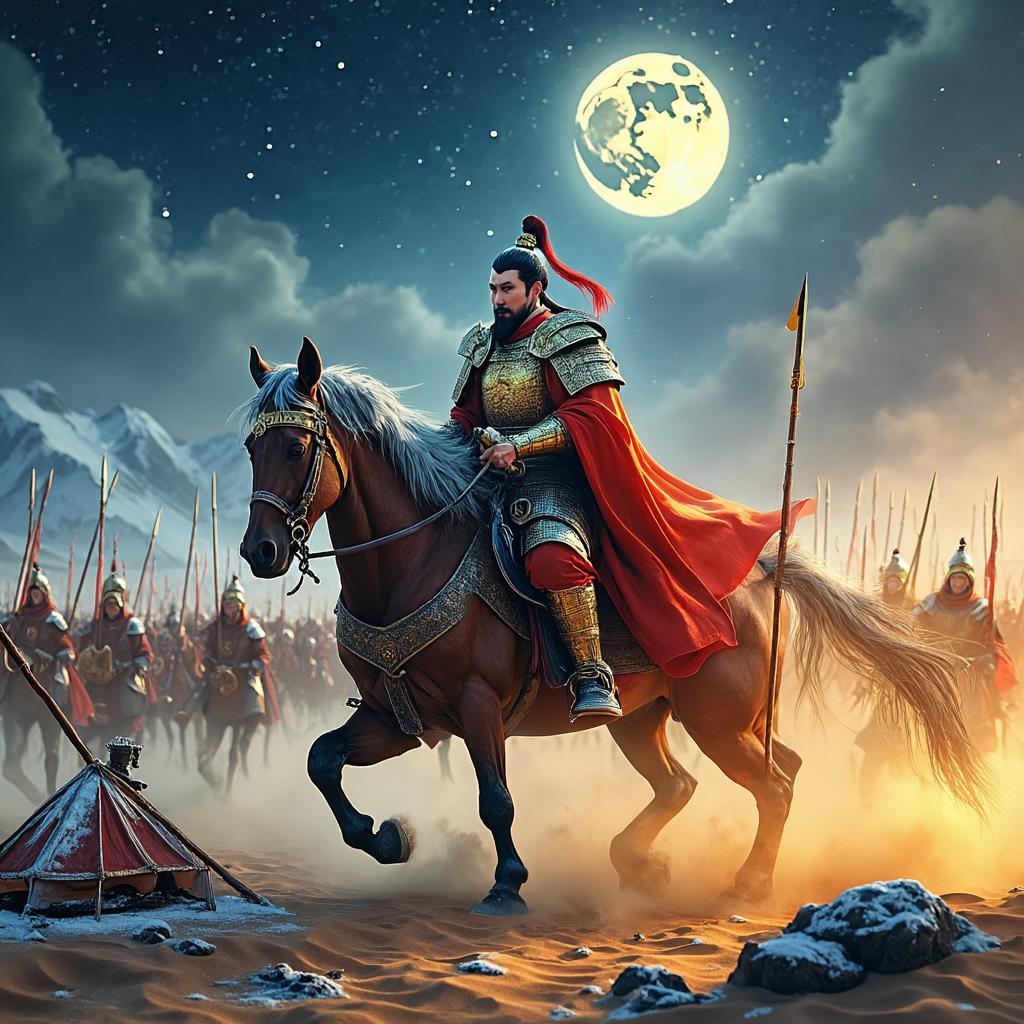 走马川行奉送封大夫出师西征 - 诗意画境