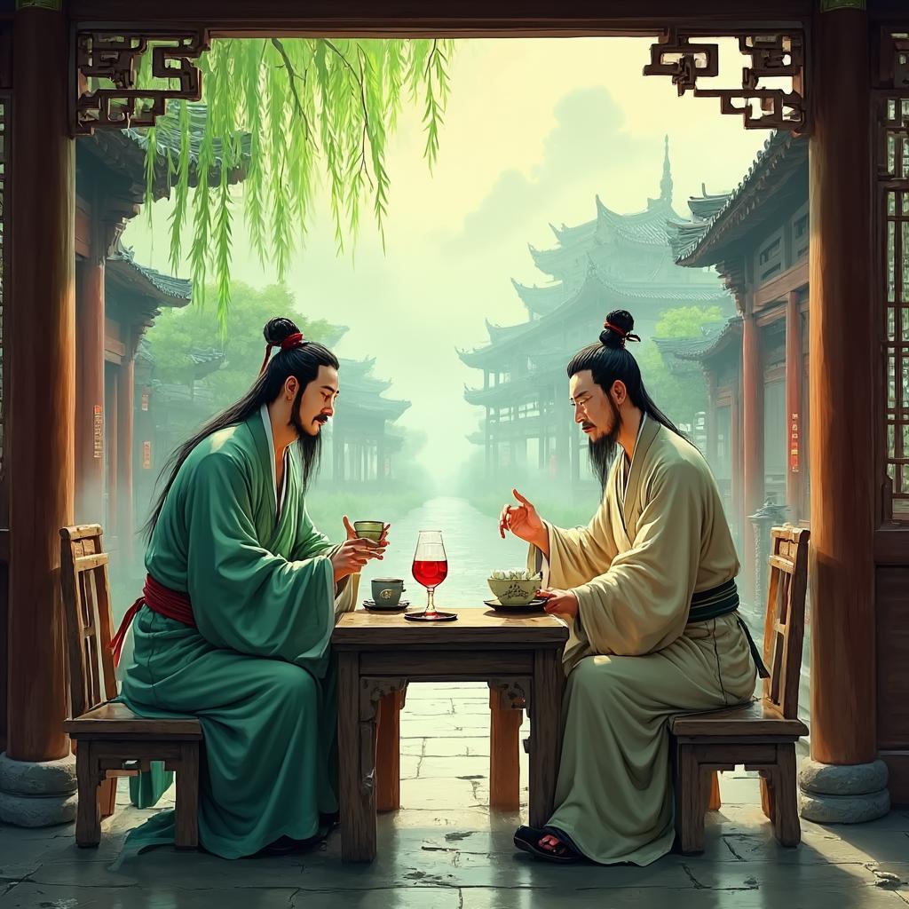 送元二使安西 - 诗意画境